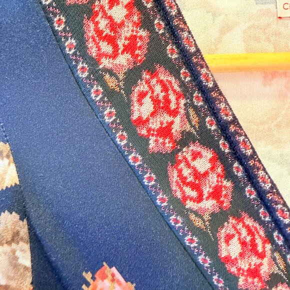 Anthropologie Cecilia Prado NWT Black Floral Maxi Dress Size Medium - Picture 6 of 9